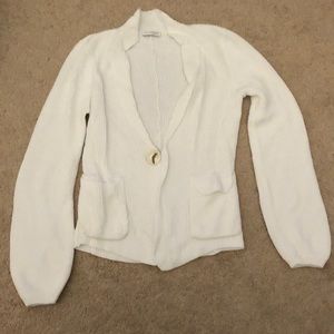 Brunello Cucinelli white cardigan
